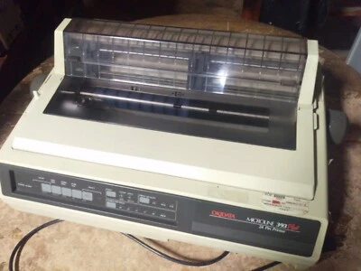 Okidata OKI Microline 393 Matrix 24 Pin Printer Label - Image 1 of 4