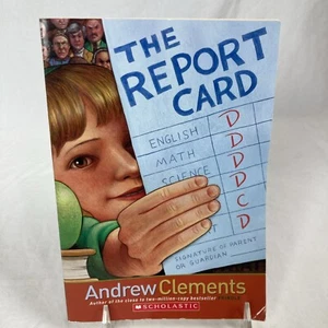 The Report Card Paperback By ANDREW CLEMENTS Scholastic Youth Fiction MG School - Picture 1 of 7