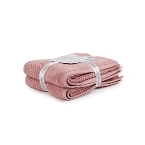 2pc Onkaparinga 60x90cm Cotton Avalon Premium Bath Mats 850GSM Dusty Primrose - Picture 1 of 2