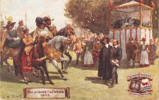 "Vsit of Jmes I to Oxford  1605" Tuck Oilette Oxford Pageant Ser. PC # 2785
