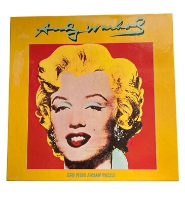 Rompecabezas de colección Andy Warhol Marilyn Monroe 550 piezas arte pop coleccionable Foto 1 de 4