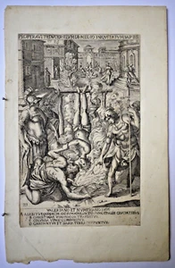 Roma, IGLESIA MÁRTIRES, Placa Z1, Monogramista MP después de NICCOLO CIRCIGNANI, c 1600 - Imagen 1 de 3