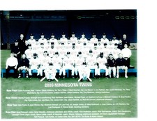 2005 MINNESOTA TWINS 8X10 TEAM PHOTO BASEBALL MAUER MORNEAU 