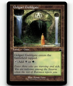 MTG Golgari Guildgate (telaio retrò) 402 - Ravnica rimasterizzato - Foto 1 di 1