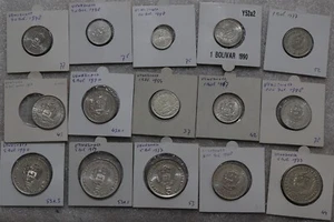 🧭 🇻🇪 MONEDAS VENEZUELA AÑOS 50 A 90 CON PLATA B66 #585 - Imagen 1 de 3