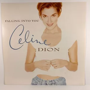 PÓSTER plano de álbum promocional original de 12x12 de Celine Dion Falling Into You ¡Hermoso! - Imagen 1 de 2