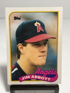 1989 Topps Traded Tiffany Jim Abbott RC Rookie Angels #2T Centered Mint