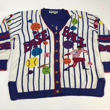 vintage baseball sweaters