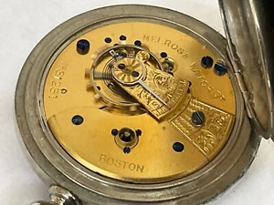 Tremont Melrose watch Co model # 31231 pocket watch key wind Nice 15j - Picture 1 of 12
