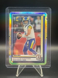 2025 Panini Donruss #296 Matthew Stafford Holo Die Cut /99 - Picture 1 of 2