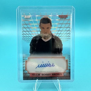 2025 Topps High Tek Stranger Things Millie Bobby Brown Auto #A-MBB ๐ฅ - Picture 1 of 2