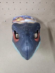 Jurassic World Dominion Therizinosaurus Dinosaur Mask with Opening Jaw Mattel - Picture 1 of 13
