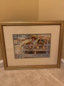 Corinne Hartley Collection Hand Embellished Hand signed Lithograph art - Picture 1 of 17