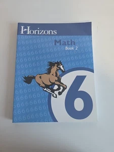 Horizons NO Writing! MATH 6 Student Book 2 - Picture 1 of 3