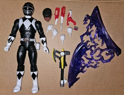 Power Rangers Lightning Collection Black Ranger Remastered Complete MMPR 30th - Image 1 of 4