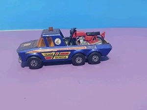 Matchbox 1975 Super Kings Vintage K-6/11 Pickup Truck Lesley Team Honda England - Picture 1 of 7