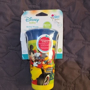 Disney Toddler 12m+ Mickey Mouse Smile Spoutless Spill Proof Cup 9 oz. - Picture 1 of 7