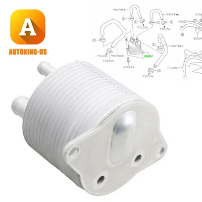 Enfriador de aceite automático Transaje para Subaru WRX STI 2015 2016 2017 2018-2021 Foto 1 de 4