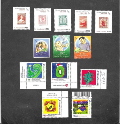 NZ 2005-7 3xDIFF'T SETS STAMP ANNIV/CHILDRENS HEALTH/2006 PART XMAS SET/. MNH. — 第 1/2 张图片