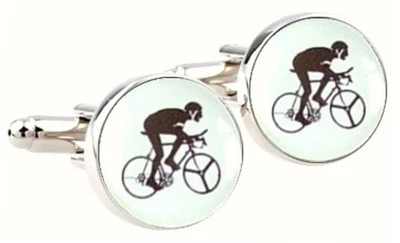 Gemelos redondos de ciclismo Bassin and Brown para hombre - blancos/negros Foto 1 de 3