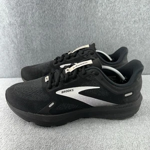 Scarpe da corsa Brooks Launch 9 uomo taglia 11,5 EE larghe nere bianche sneakers comode - Foto 1 di 16