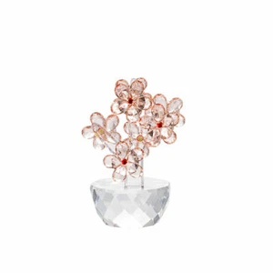 Crystal Figurine Ornament Plum Blossom Glass Paperweight Wedding Home Decor - Picture 1 of 5
