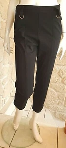 Pantalon noir neuf taille 34 marque Ikone Paris modèle John (sa) - Imagen 1 de 5