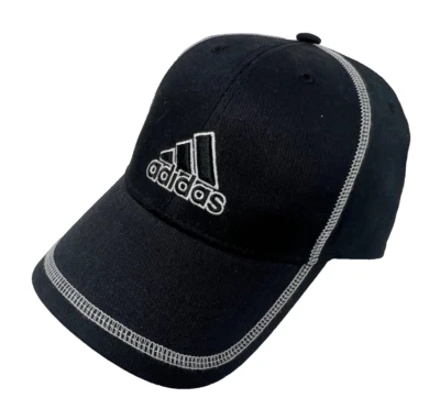 NUEVO Adidas Para Hombre Abrams Deporte Informal Pickleball/Golf Sombrero-Negro/Blanco 51237 Foto 1 de 2
