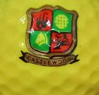 Balle de golf vintage logo CASTLEWOOD jaune Wilson 432 ULTRA 3