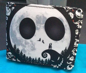 New Wallet Jack Skellington & Sally Black/white For Girl - Bild 1 von 5