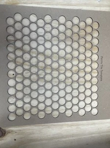 Penny Tile Template DIY Floor jig Real US currency Mosaic Pattern 10”x11” BIG - Picture 1 of 5