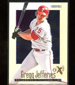 1997 Skybox E-X2000 EX 2000 #88 Gregg Jefferies Credentials /299