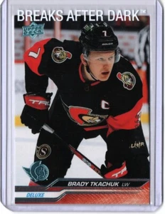 2023-24 Upper Deck Series 1 Deluxe 208/250 Brady Tkachuk #126 - Picture 1 of 1