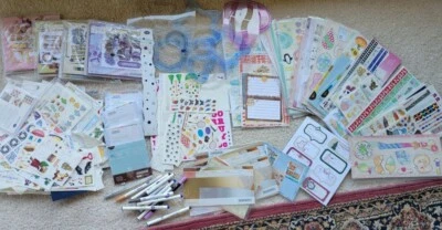 Огромный лот ТВОРЧЕСКИЕ ВОСПОМИНАНИЯ фото коврик/альбом набор/наклейки/вырез шаблоны/ручки - Изображение 1 из 4