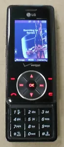 Vintage LG Chocolate VX8500 Black Slider Cell Phone Tested Working 0407-04M - Picture 1 of 5