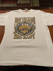 New Orleans all that Jazz Big easy men’s white T-shirt - Imagen 1 de 4