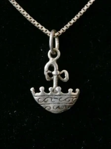 Impresionante Paraguas Vintage Plata Esterlina De Colección con Collar de Arco. #867 - Imagen 1 de 5