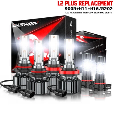 Para Para Chevrolet Colorado 2015 2016 2017 2018 2019 LED Faro + Luces Antiniebla Foto 1 de 4