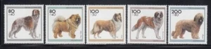 GERMANY Borzoi, Chow Chow, Collie, St. Bernard & Briard DOGS MNH set - Picture 1 of 1