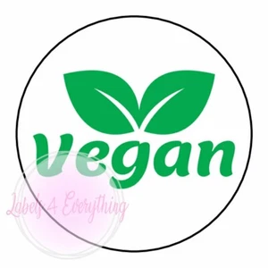 Vegan Food Allergy Sticker Labels Food Information Package Labelling Sweets Cake - Picture 1 of 1