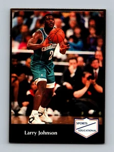 1992 National Promo #3 Larry Johnson Sport pädagogische Basketballkarte - Bild 1 von 2
