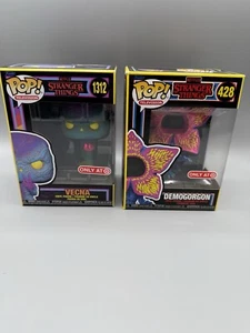 Funko Pop 1312 & 428 Stranger Things Target Exclusive Black Light Vinyl Figur - Bild 1 von 7