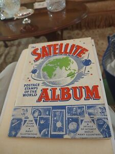 Amazing worldwide stamp collection in old Satellite album from London..REAL FIND