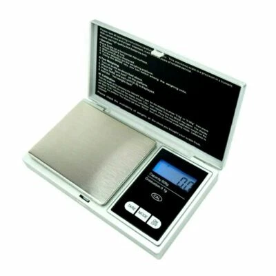 500g x 0.1g Digital Pocket Scale 0.1 Gram Portable Precision Scale CS-500 Silver - Image 1 of 4
