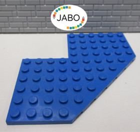 (G9/7) Lego 2401 Angle Plate 10x10 Blue 6983