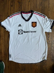 Manchester United 22/23 Luke Shaw XL Authentic Away Trikot Set - Bild 1 von 4
