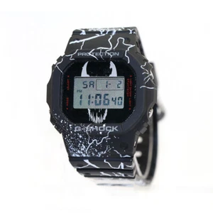 G-Shock DW-5600 Venom Black & White Custom Design Digital Resin Watch - Picture 1 of 7