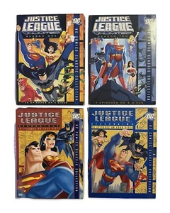 Justice League Complete Series Seasons 1 &2 + Justice League Unlimited 1 & 2 DVD - Picture 1 of 13