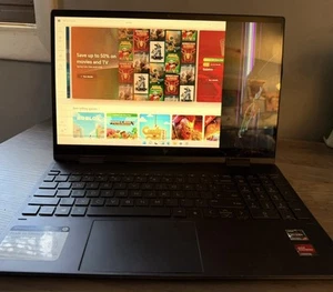 HP Envy x360 15″ Ryzen 5700U • 12GB/512GB • Parts • Screen Damaged & Bent Jack - Picture 1 of 15