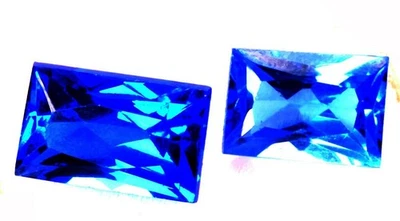 9.50 Cts. Natural Blue Tanzanite Emerald Shape Certified Loose Gemstone - Image 1 of 4